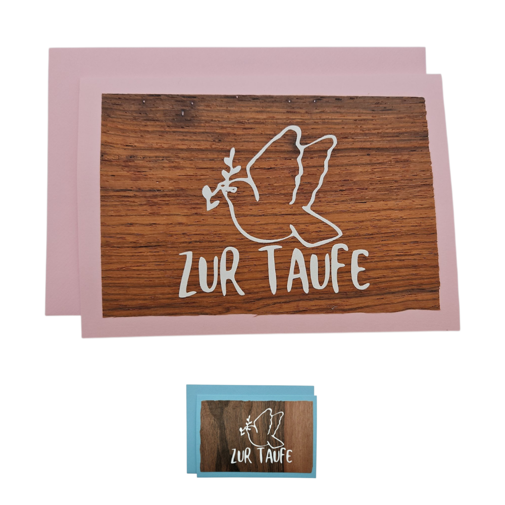 Glückwunschkarte "Zur Taufe"