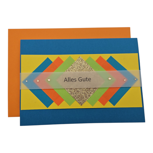 Glückwunschkarte "Alles Gute"