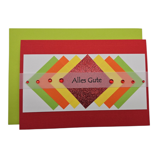 Glückwunschkarte "Alles Gute"