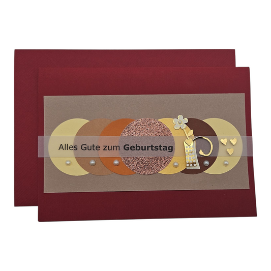 Glückwunschkarte "Alles Gute zum Geburtstag"