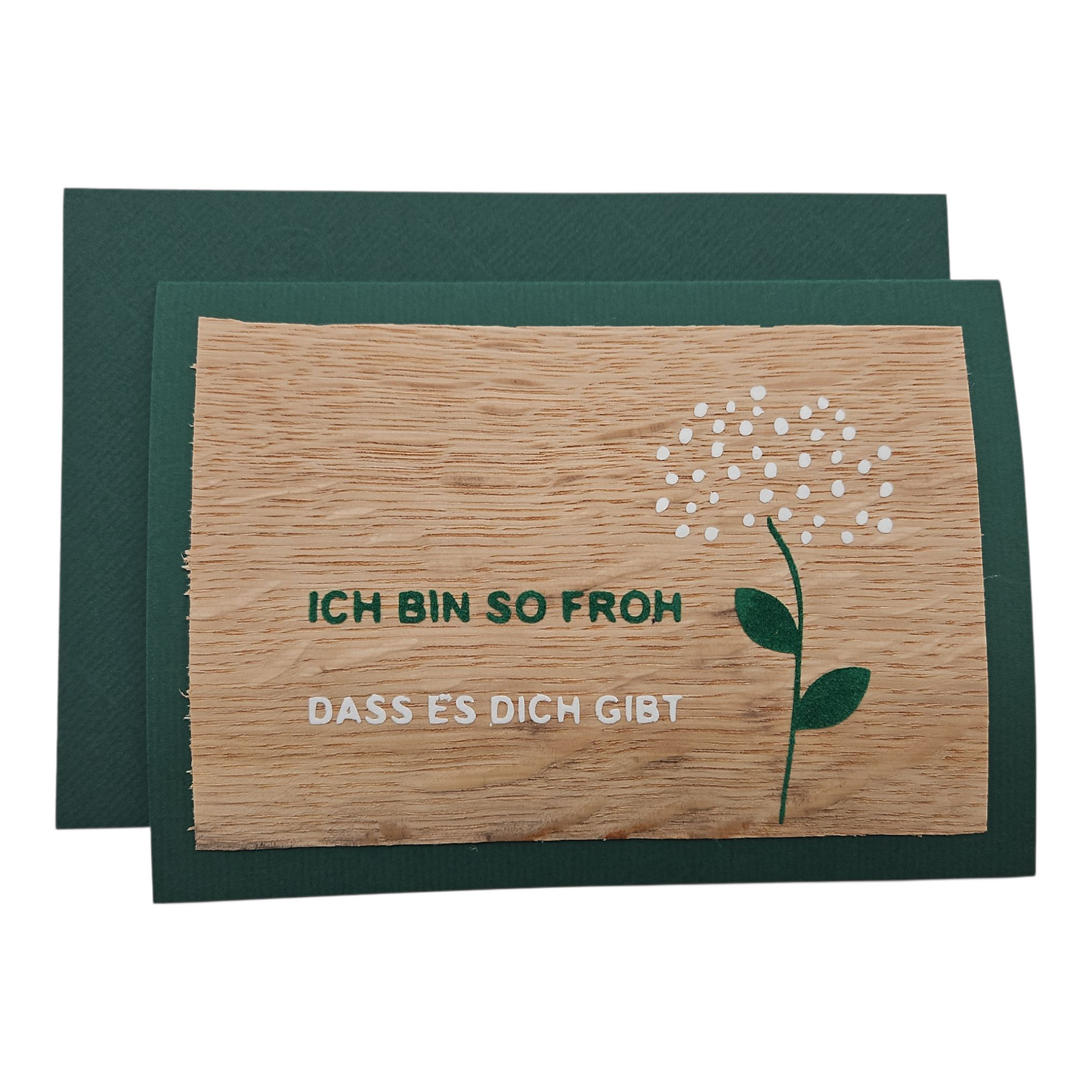 Glückwunschkarte "Ich bin so froh, dass es dich gibt"