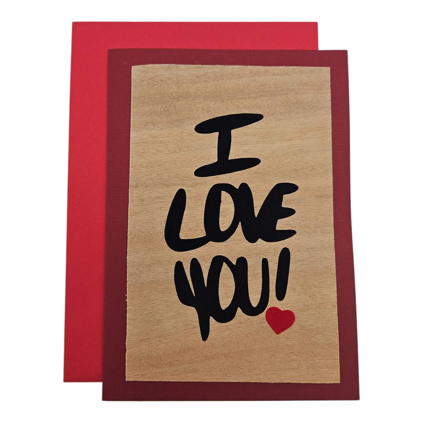 Glückwunschkarte "I LOVE YOU"