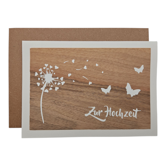 Glückwunschkarte "Zur Hochzeit"