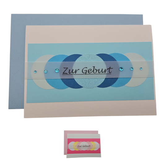 Glückwunschkarte "Zur Geburt"