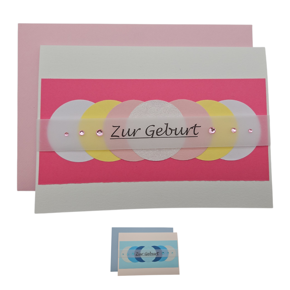 Glückwunschkarte "Zur Geburt"