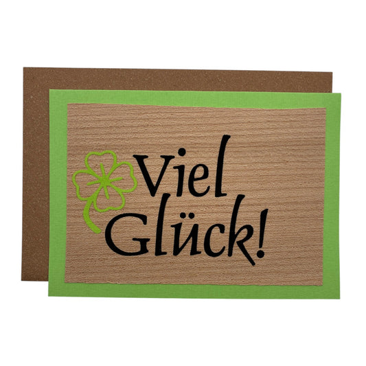 Glückwunschkarte "Viel Glück"