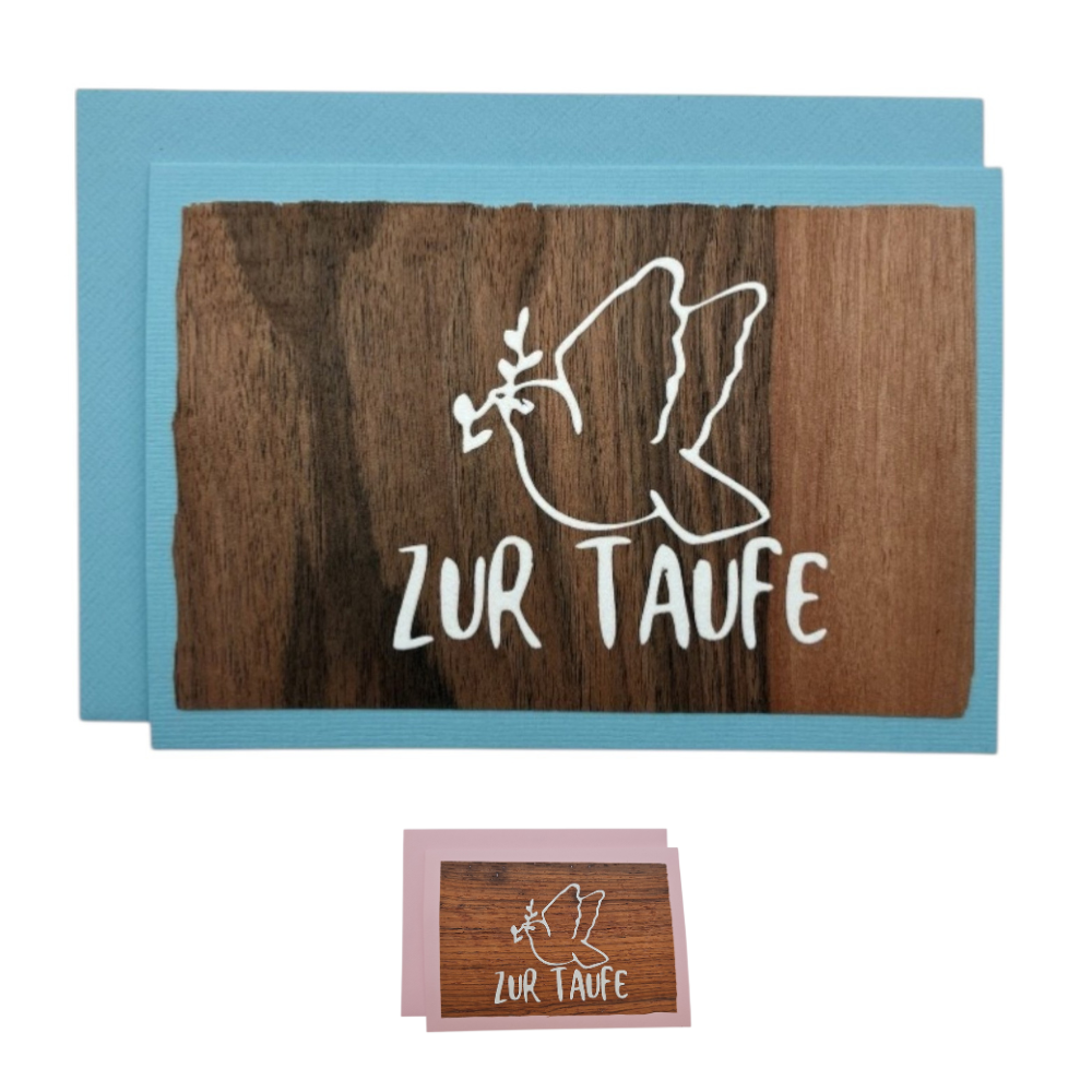 Glückwunschkarte "Zur Taufe"