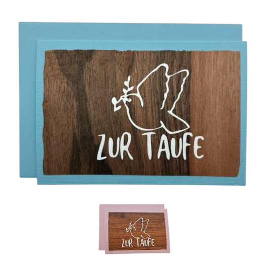 Glückwunschkarte "Zur Taufe"